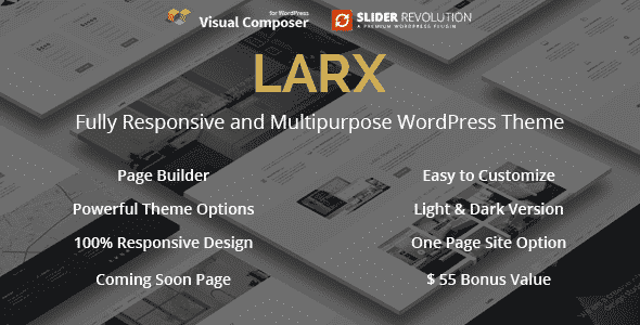 LARX v1.8.5 – A Creative Multi-Concept WordPress Theme LARX v1.8.5 – A…